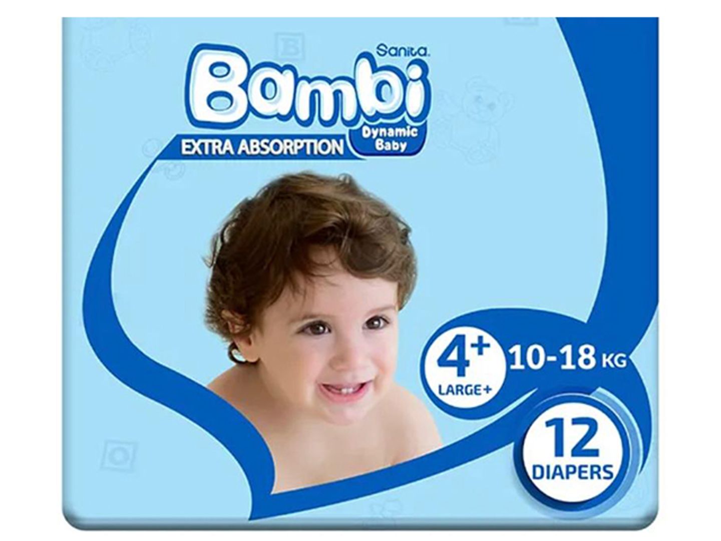 بامبي حفاظة أطفال 4 - 12 حبات