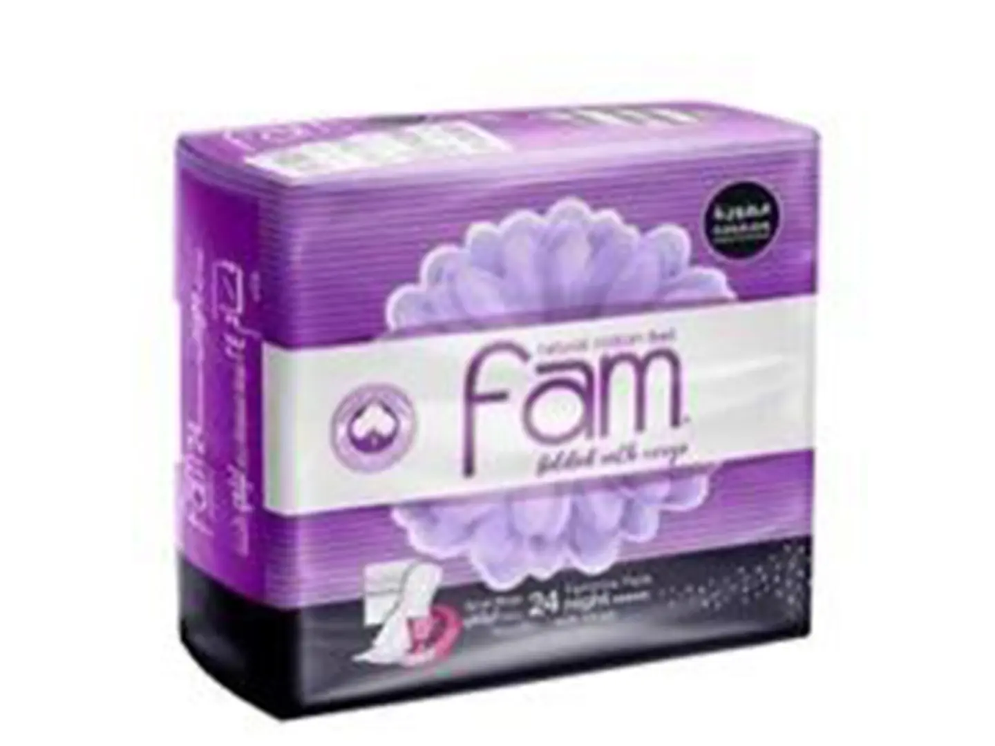 Folded Maxi Sanitary Pads With Wings Night 30 Pieces