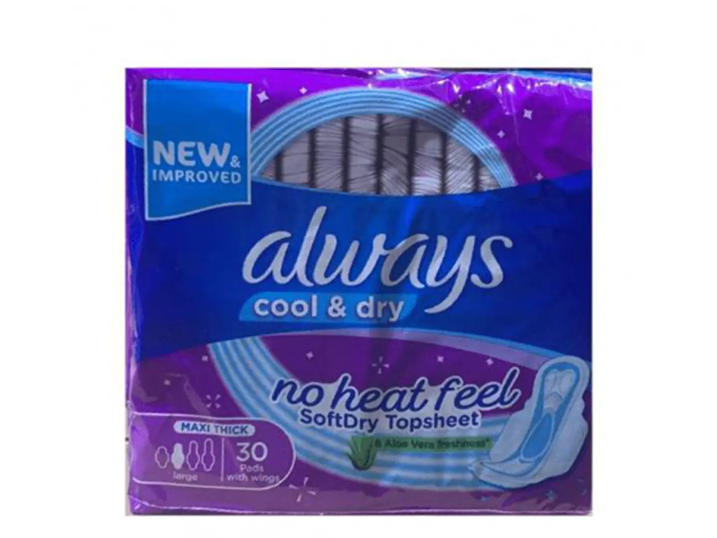 Always Maxi Thick Pads With Wings 30 Pieces