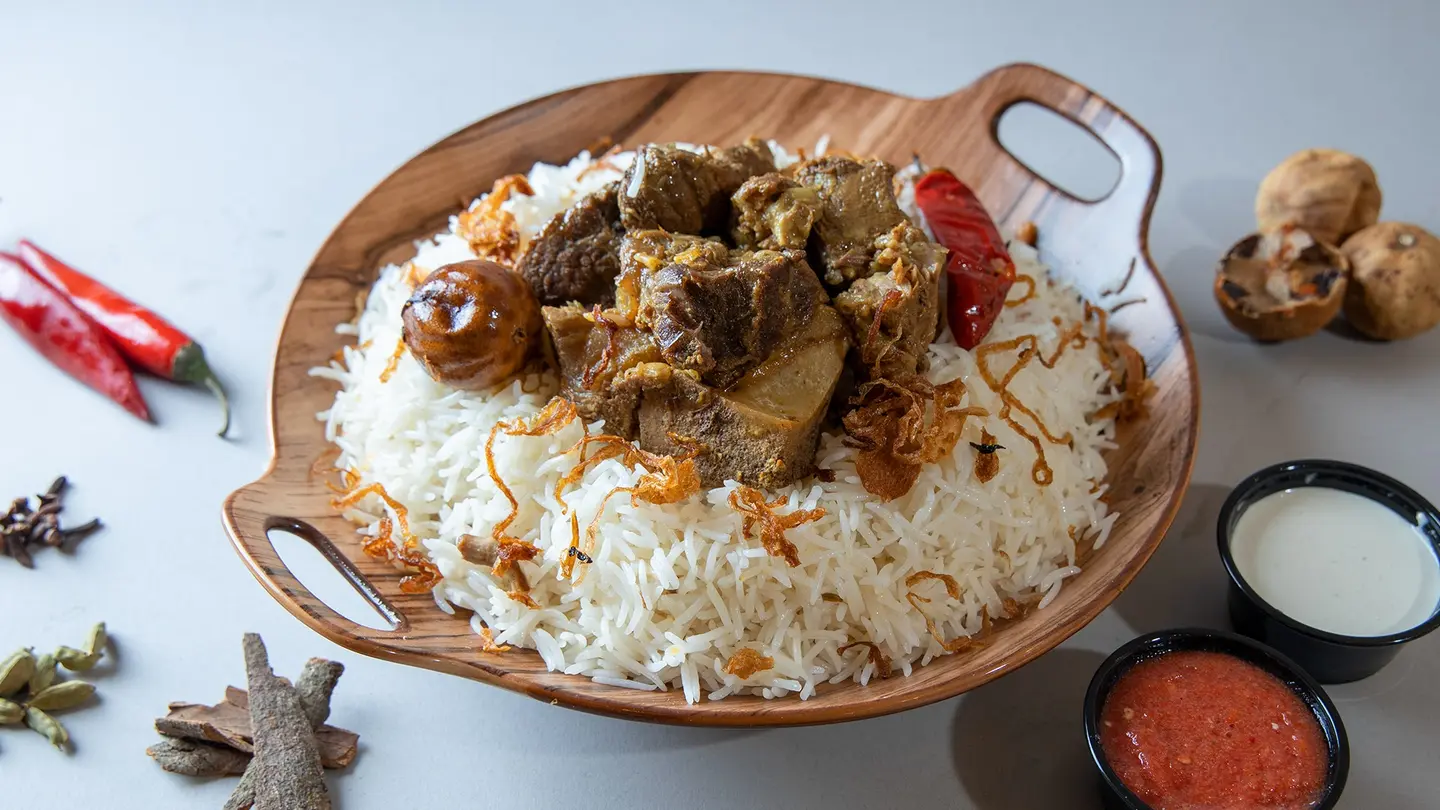 Camel Meat With Shabi Rice