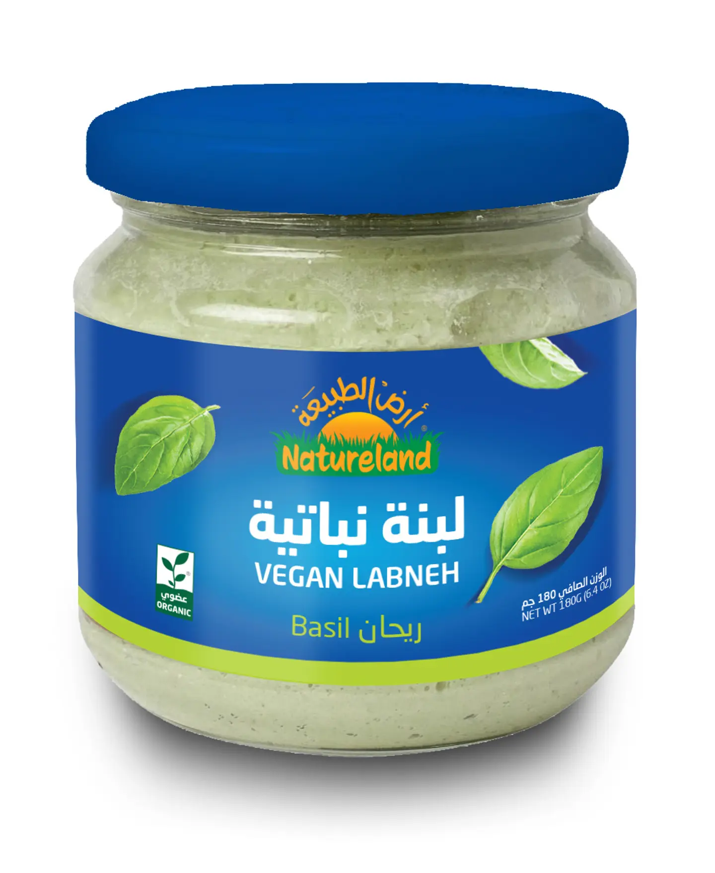 لبنة نباتية ريحان 180جم عضوي