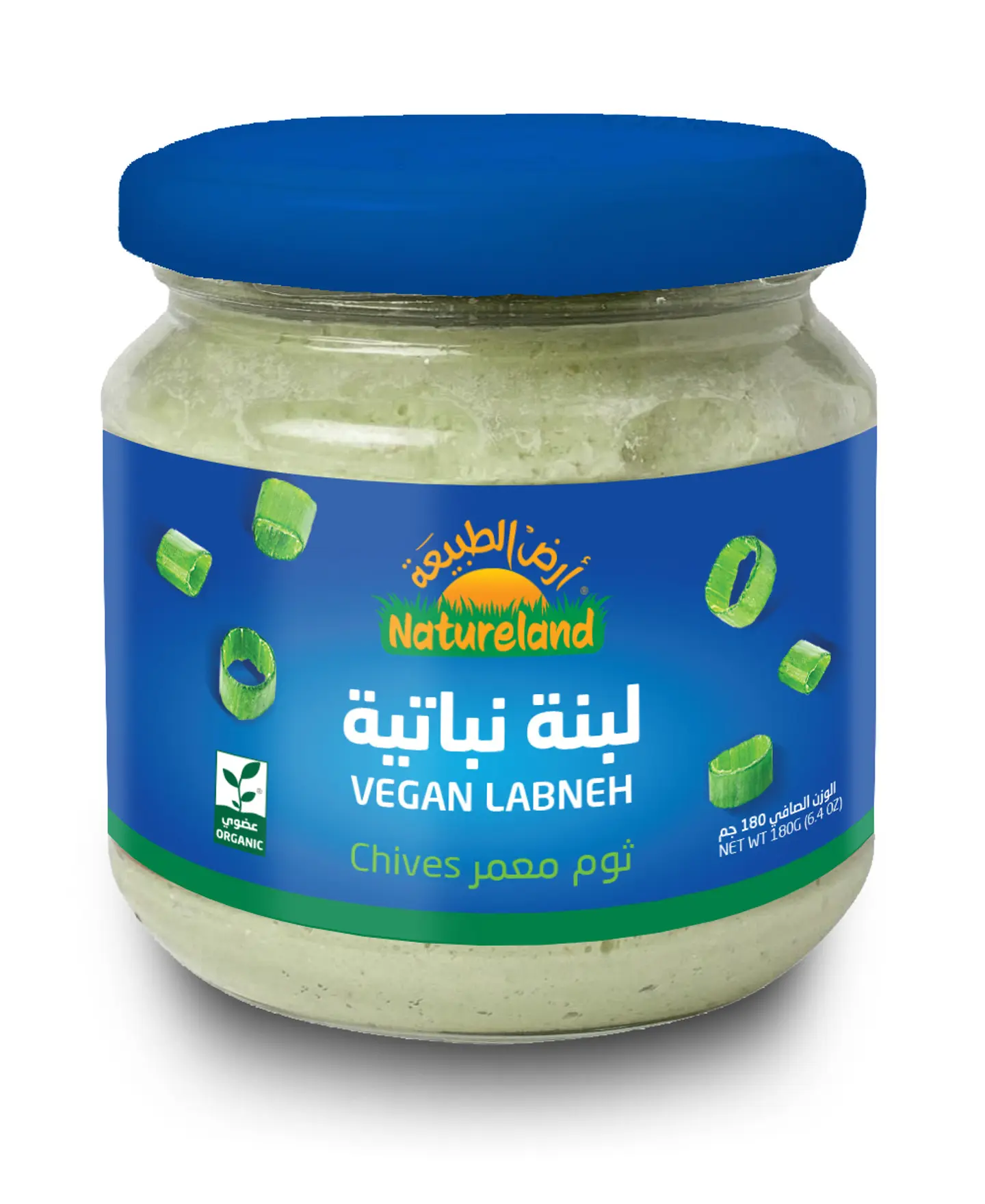 لبنة نباتية ثوم معمر 180جم عضوي
