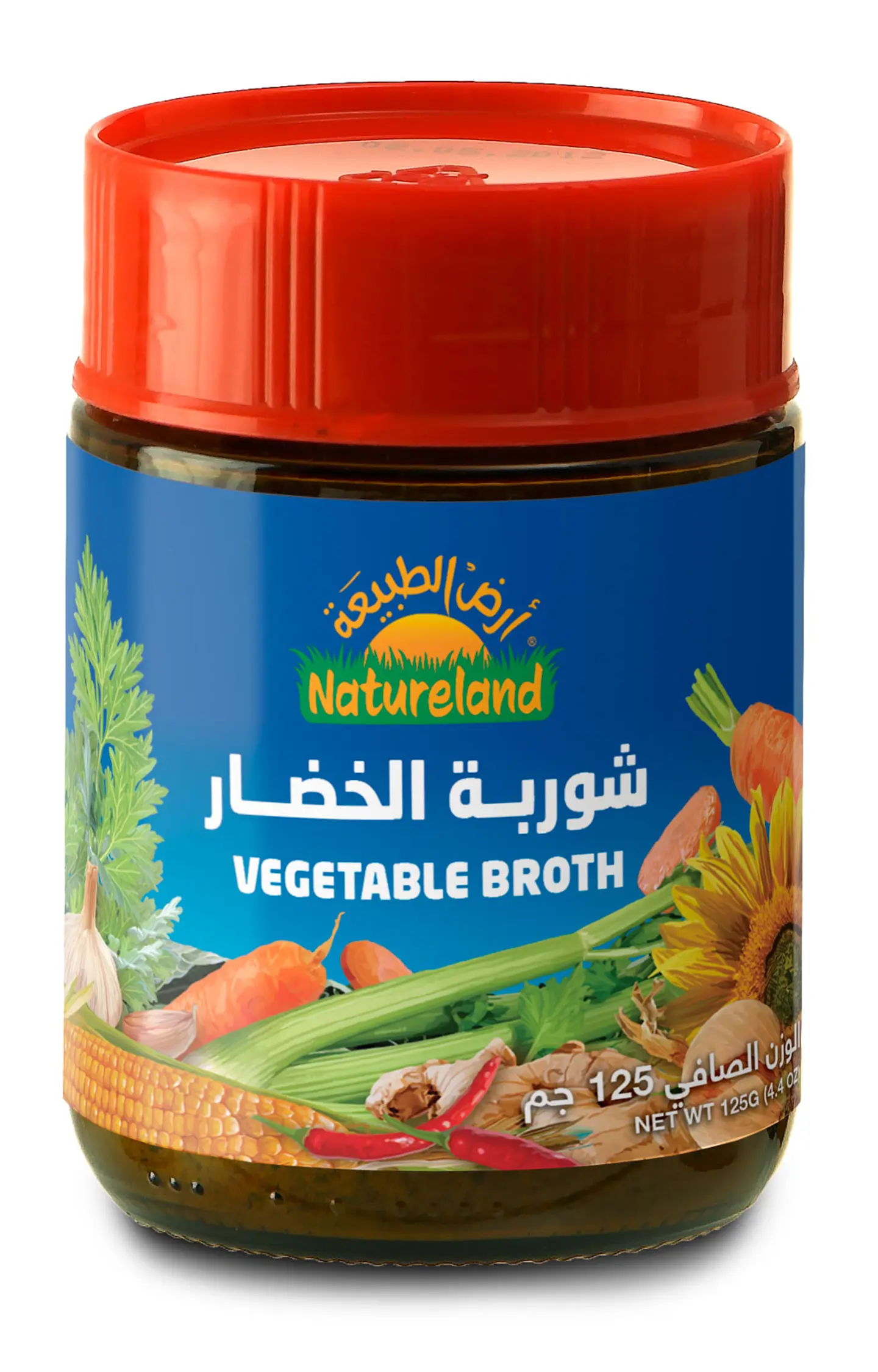 خلاصة شوربة الخضار أرض الطبيعة 125جم