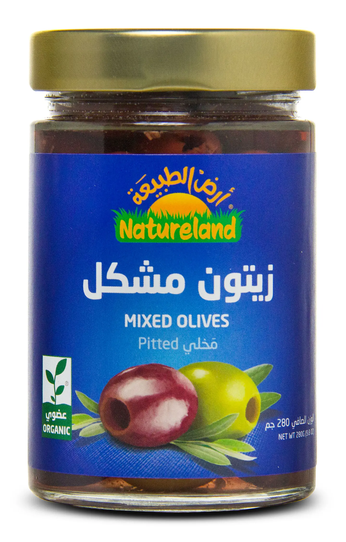 زيتون مشكل مخلي 280 جم عضوي