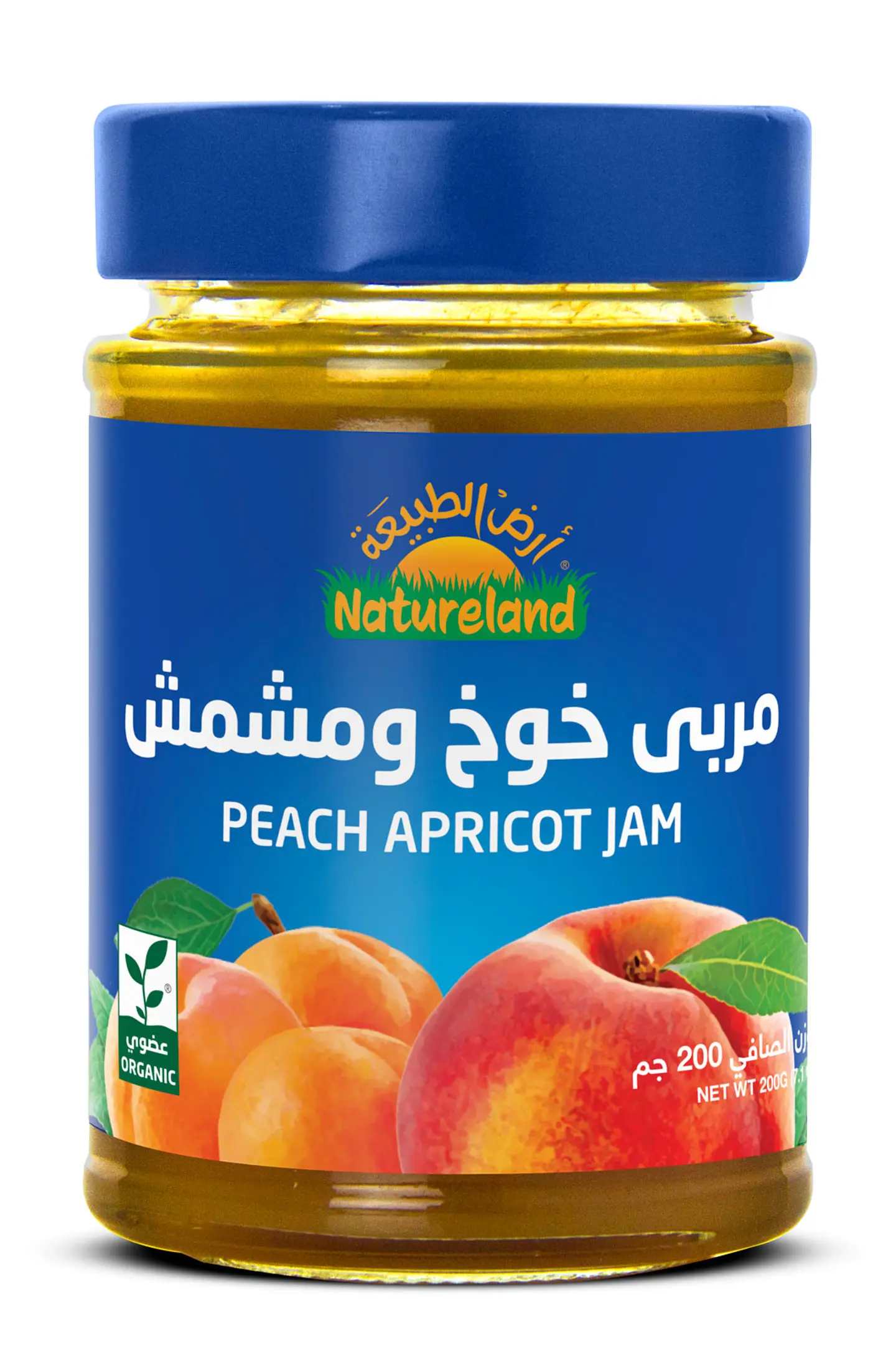 مربى خوخ ومشمش 200 جم عضوي