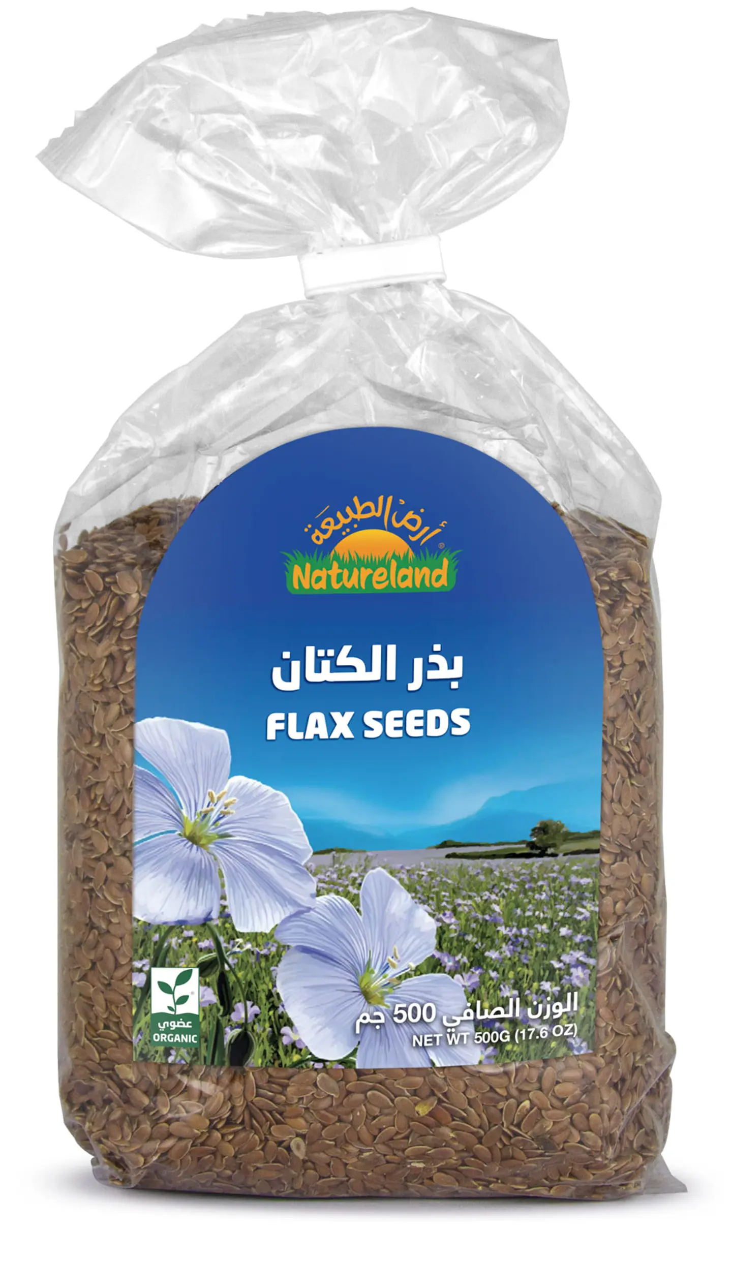 بذر الكتان أرض الطبيعة  500 جم