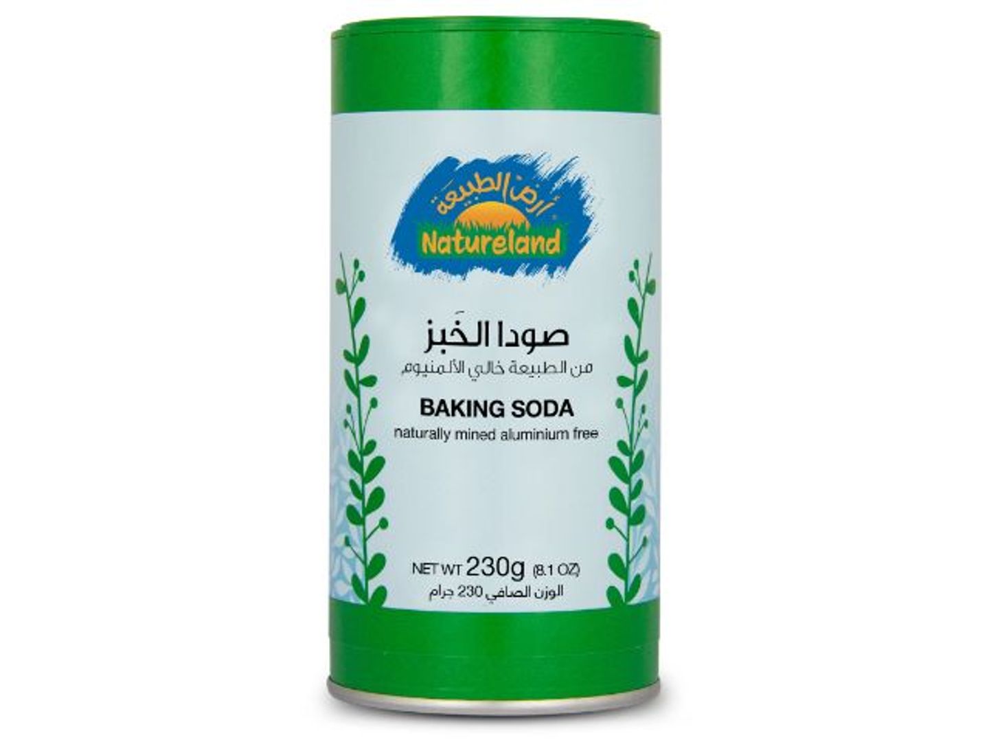 Natureland Baking Soda Tin 230gm