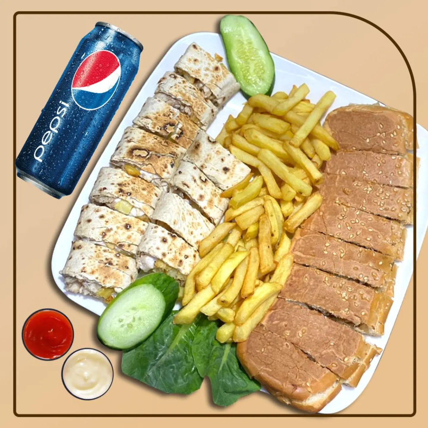 شاورما عربي ميكس