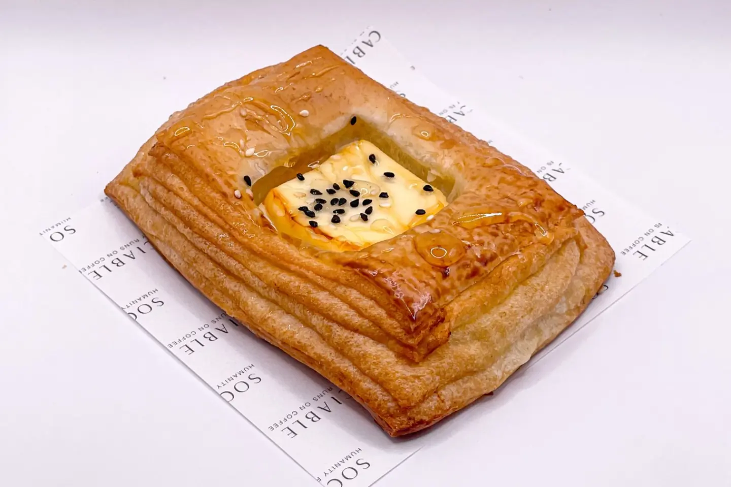 Cheese And Honey Danish