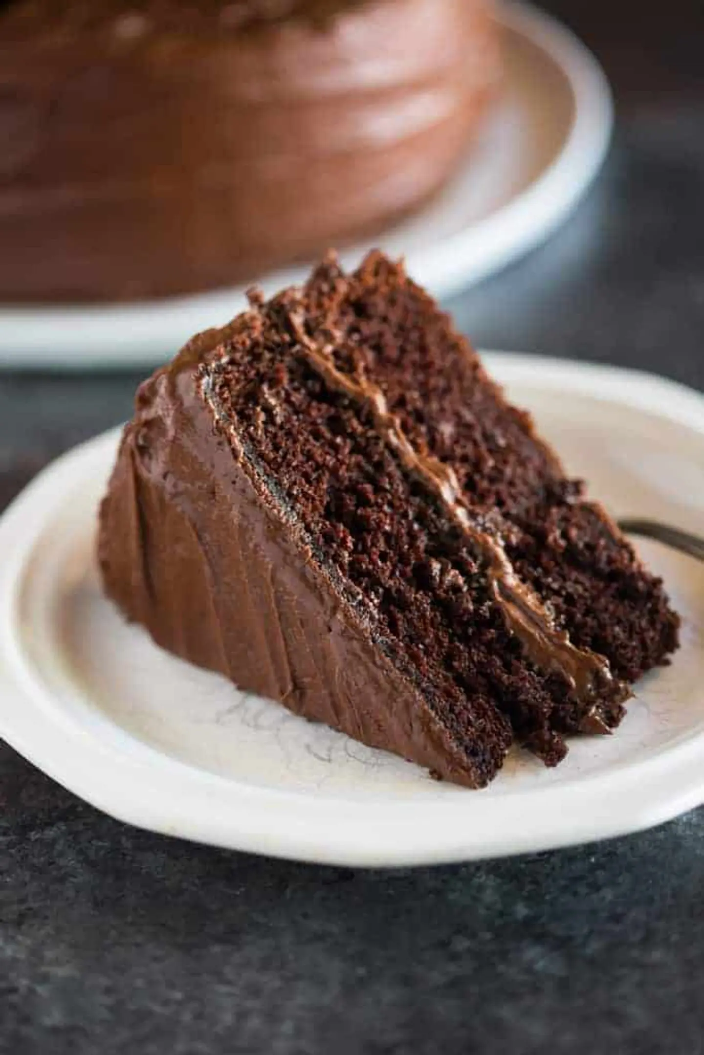 Chocolate Cake Slice