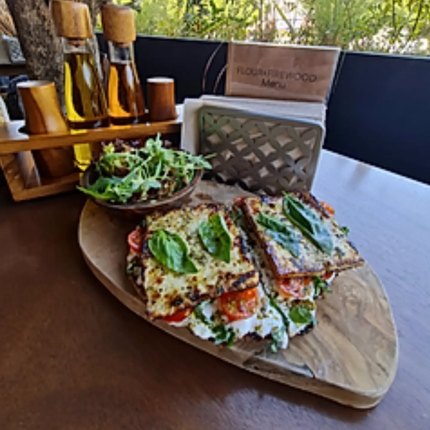 Garlicky Labnah Halloumi On Sourdough
