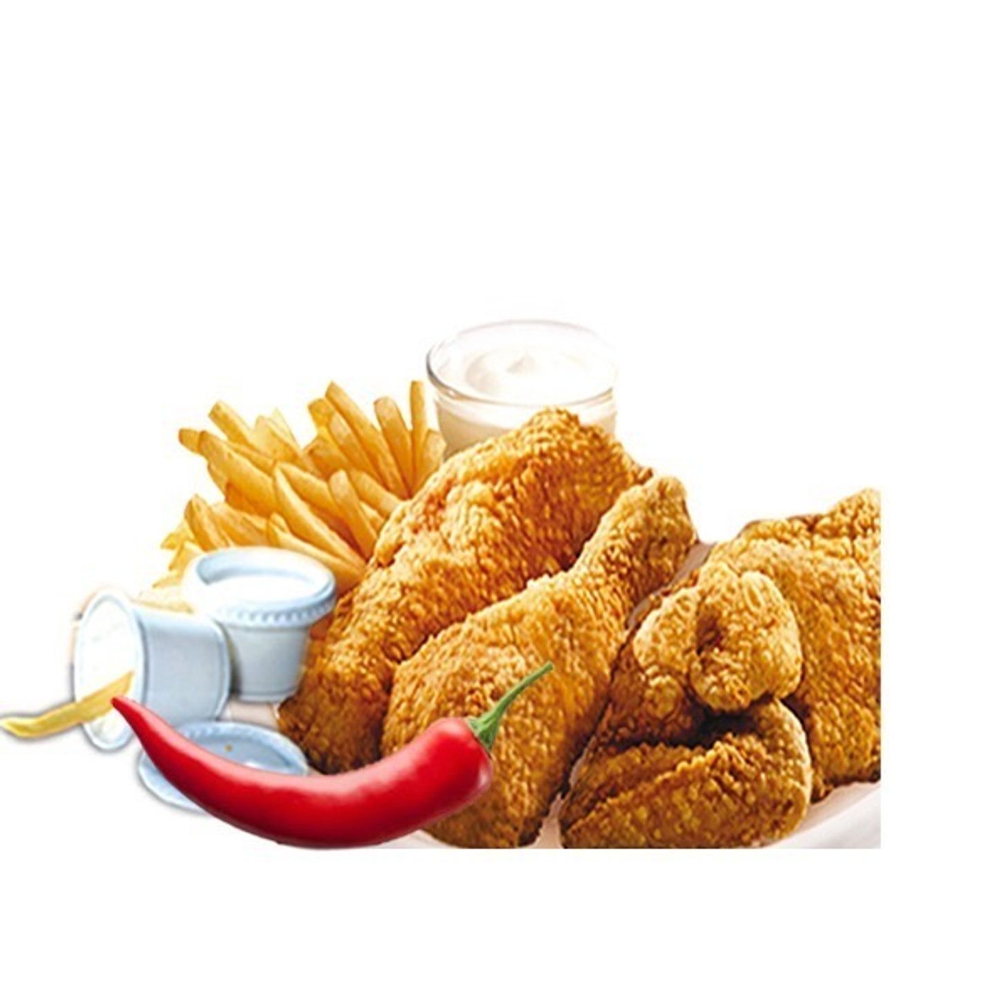 بروستد دجاج حراق