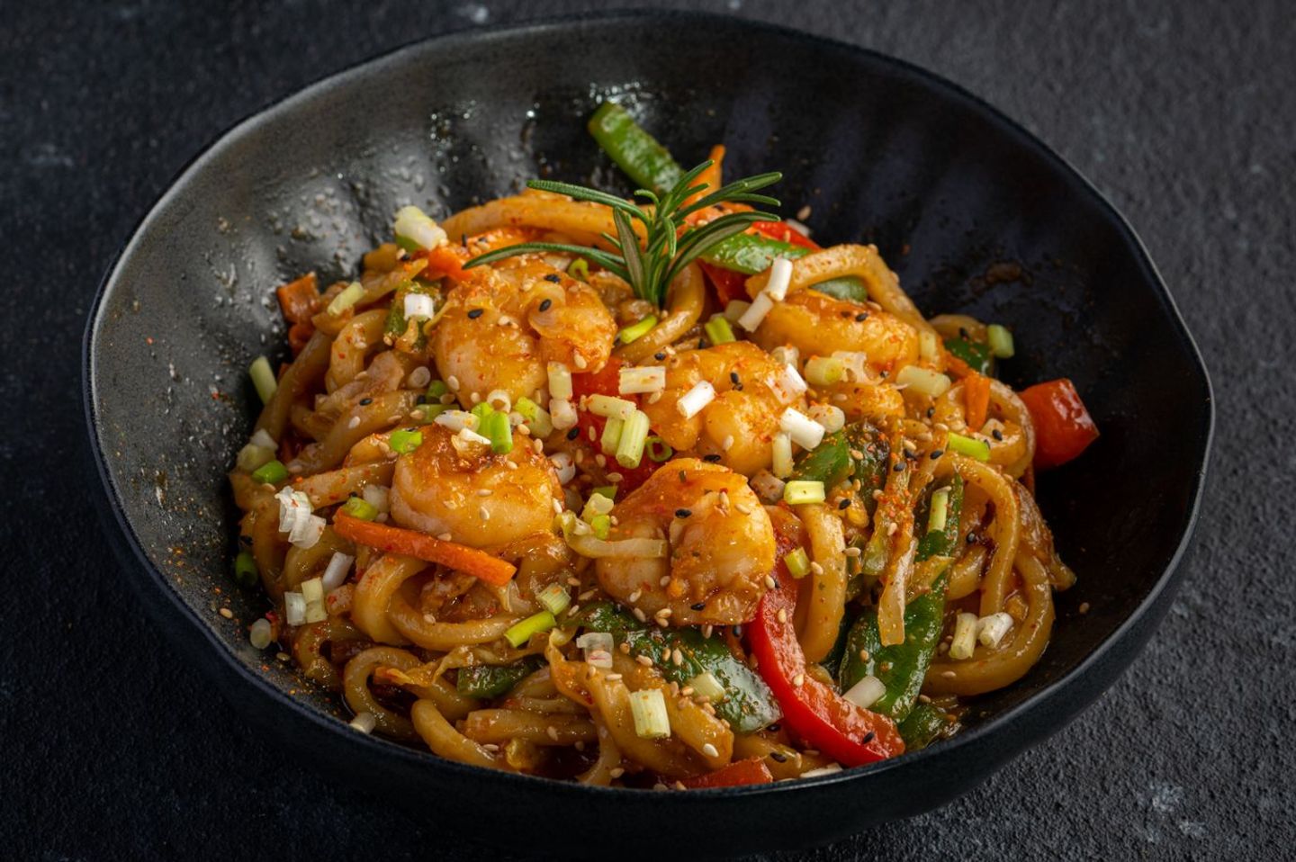 Shrimp Udon Noodles