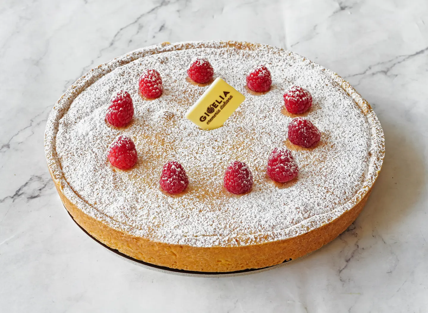 Whole Raspberry Tart Cake