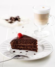 قطعة كيك شوكلاته