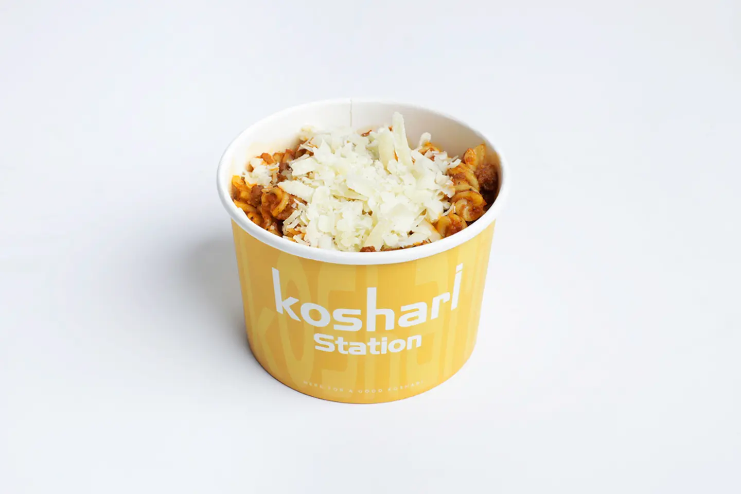 باستا اللحم المفروم وسط