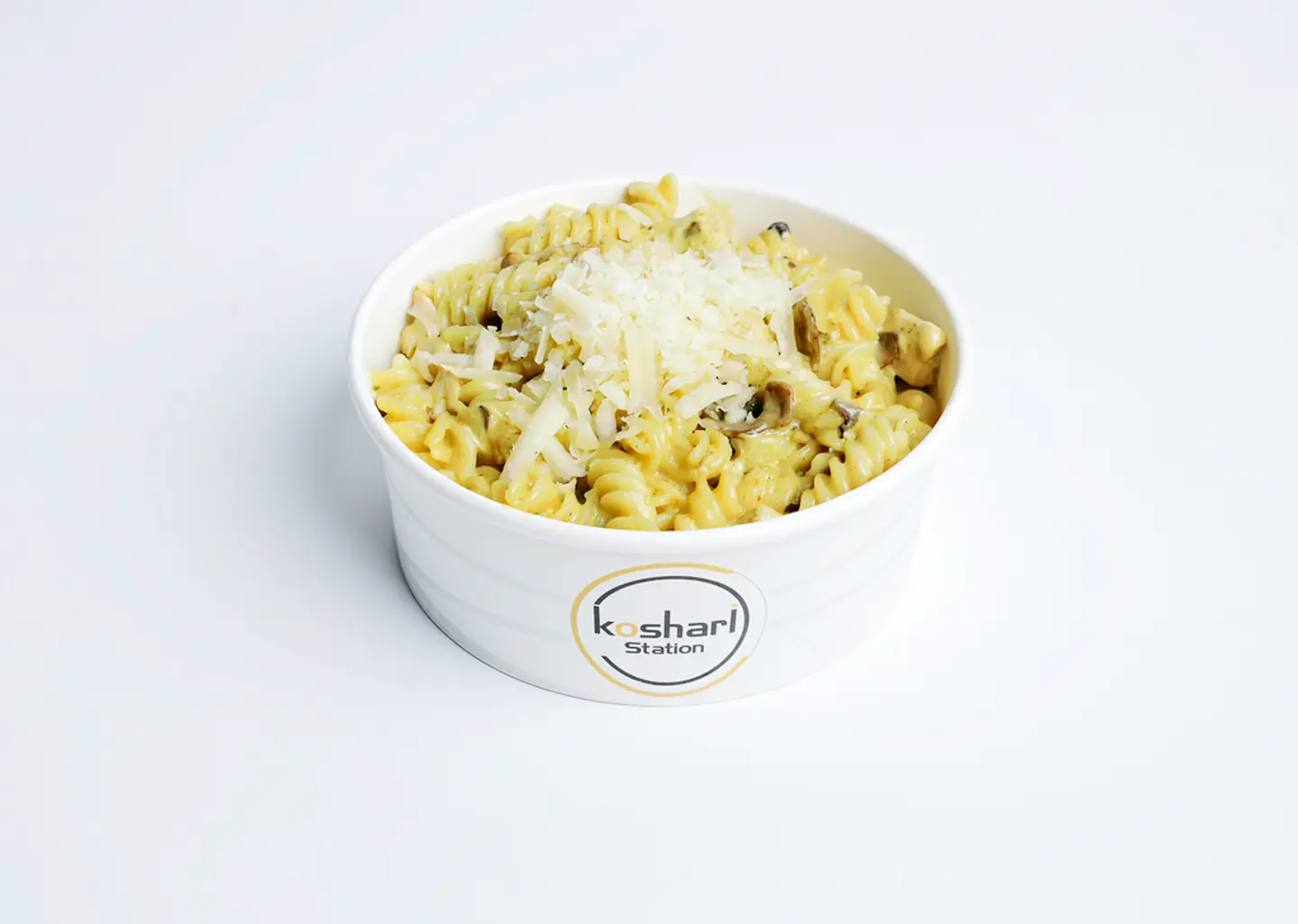 باستا كريمة الدجاج كبير