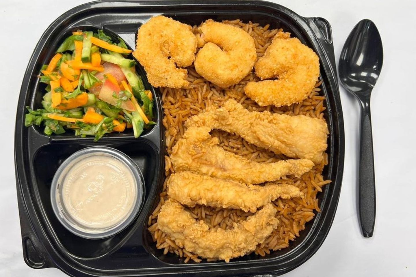 Greasy Grouper And Shrimp Meal