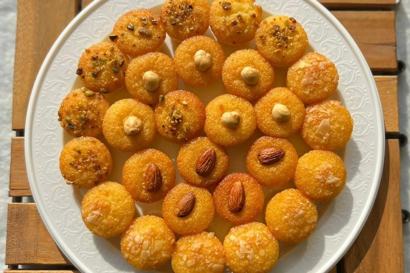 بسبوسه مكس مكسرات