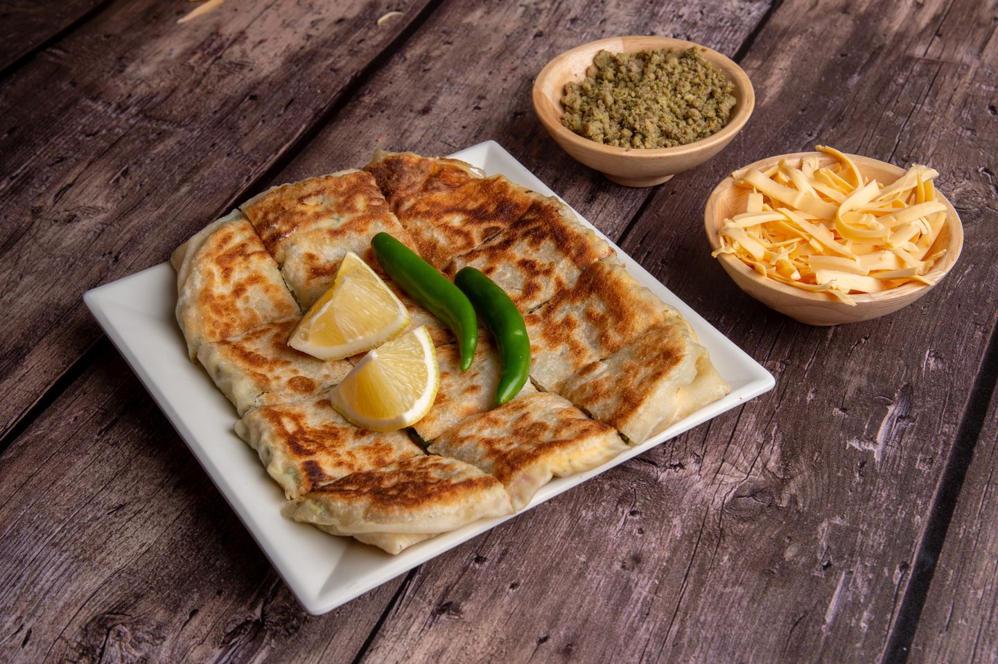 Meat And Cheddar Mutabbak