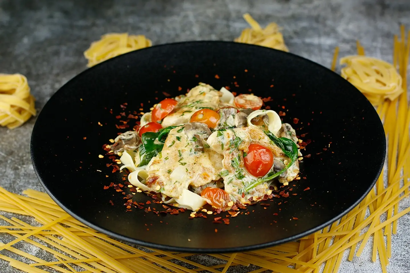 Garlic Chiken Pasta
