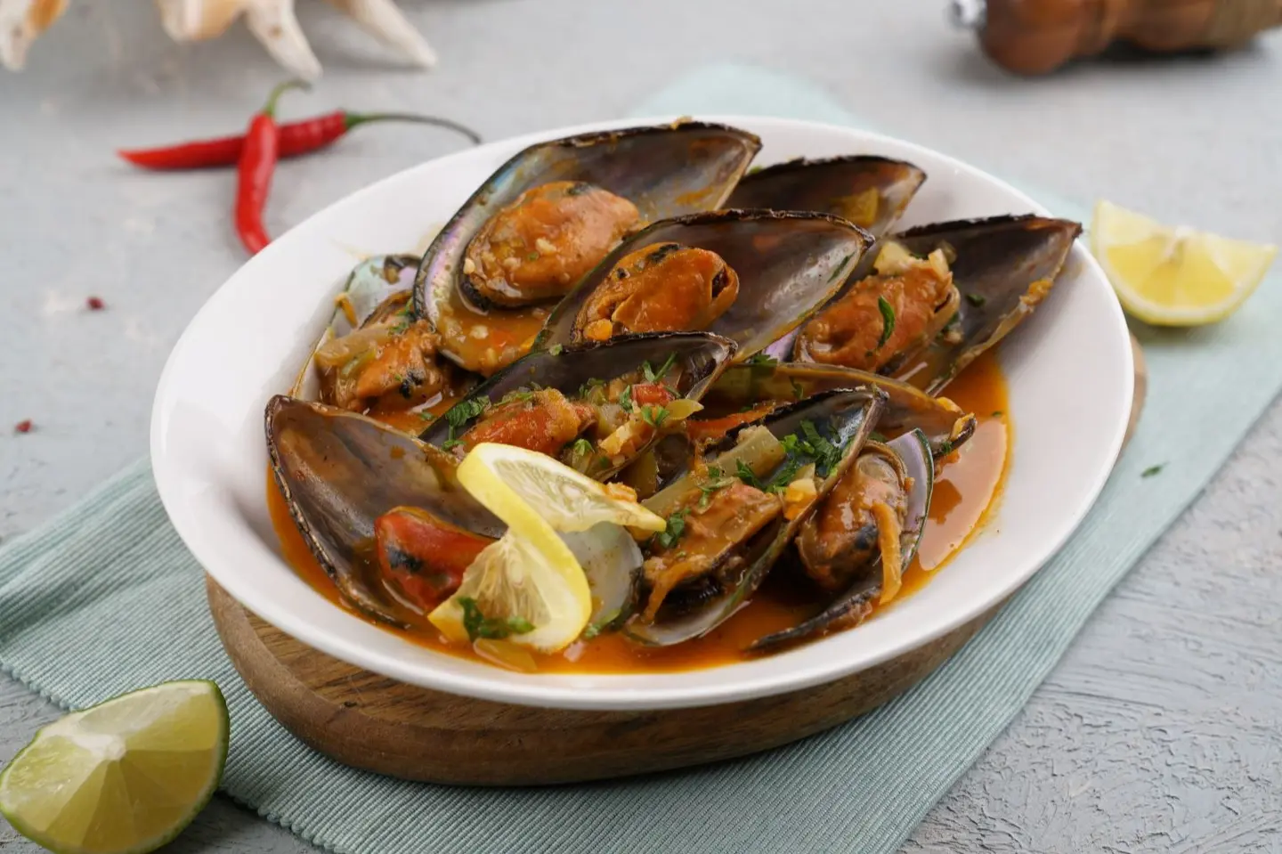 Mussels Tom Yum