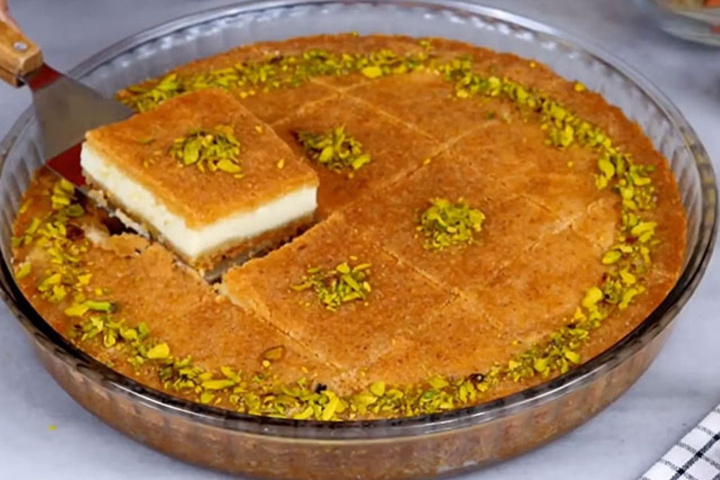 Basbousa With Cream
