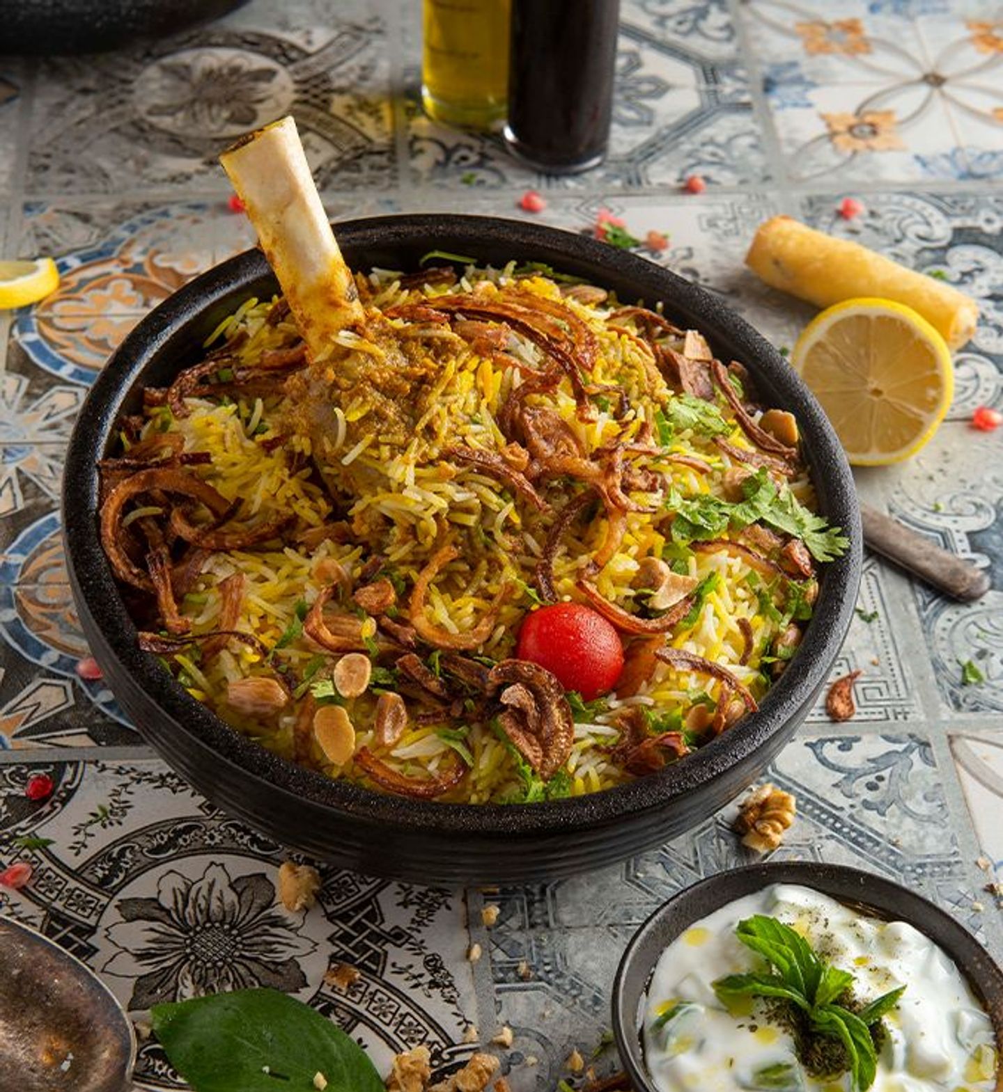 برياني لحم حار