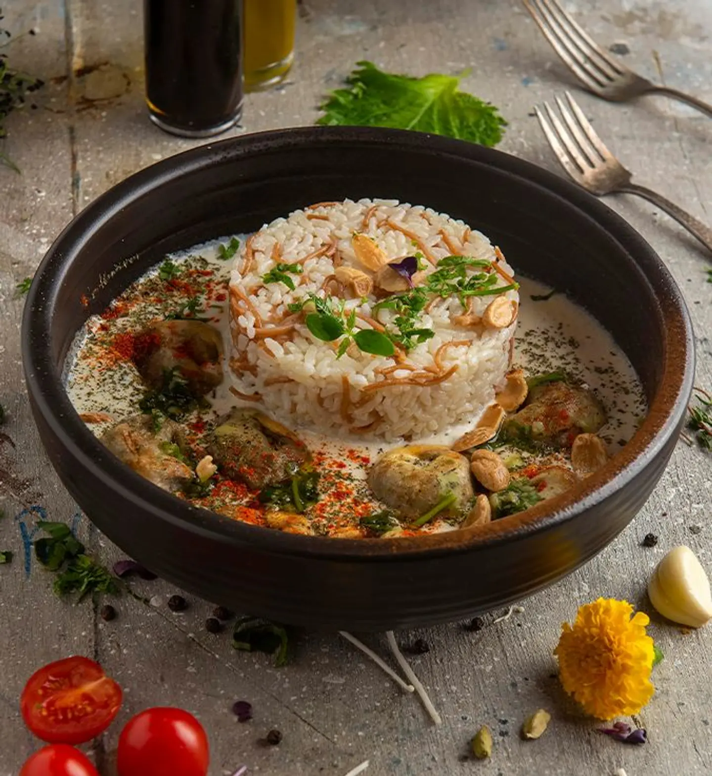 شيش برك مع رز بشعرية