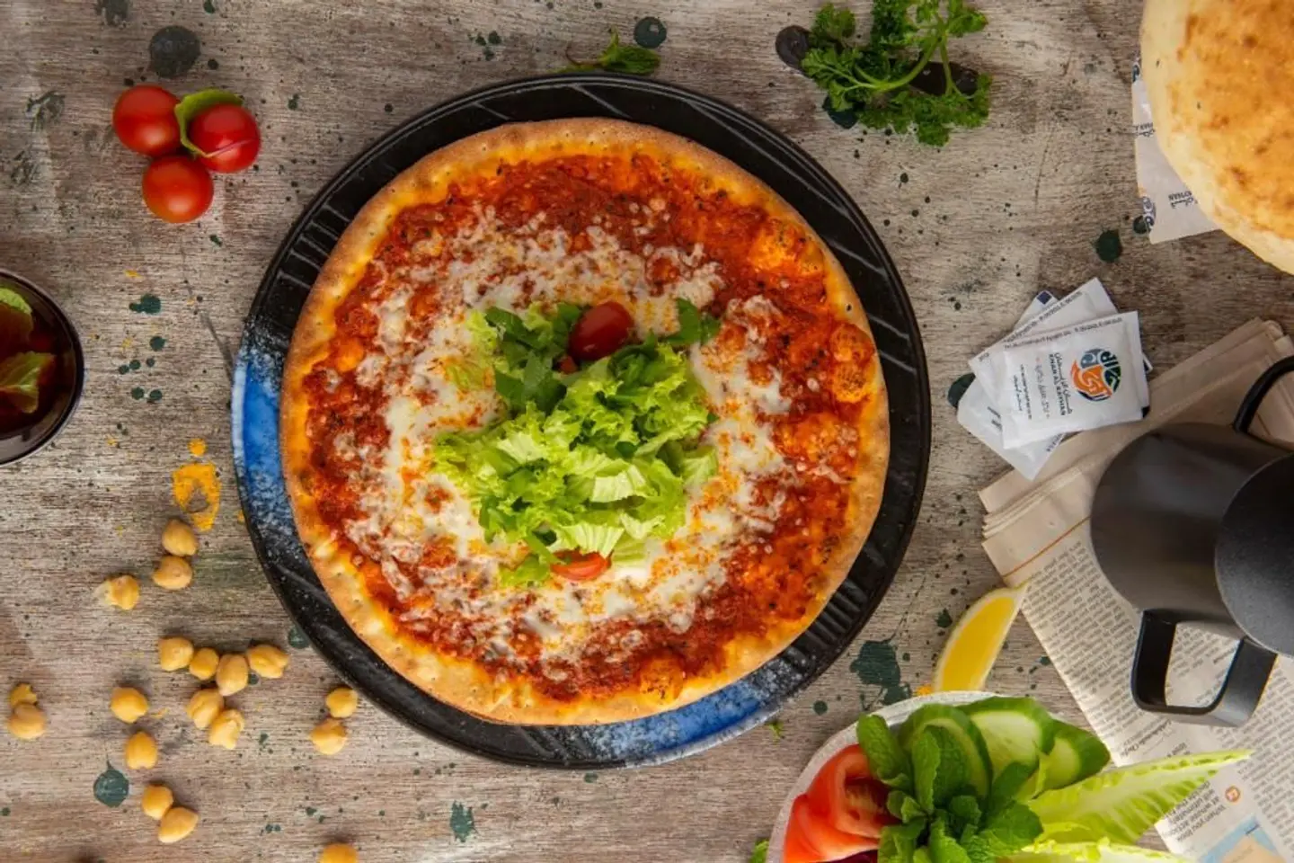 Muhammara With Cheese Manqusha