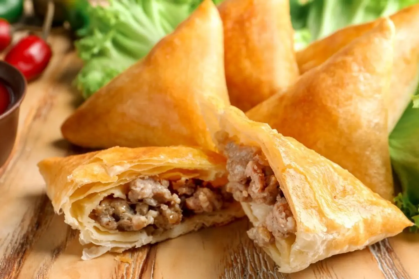 نصف كيلو سمبوسة لحم