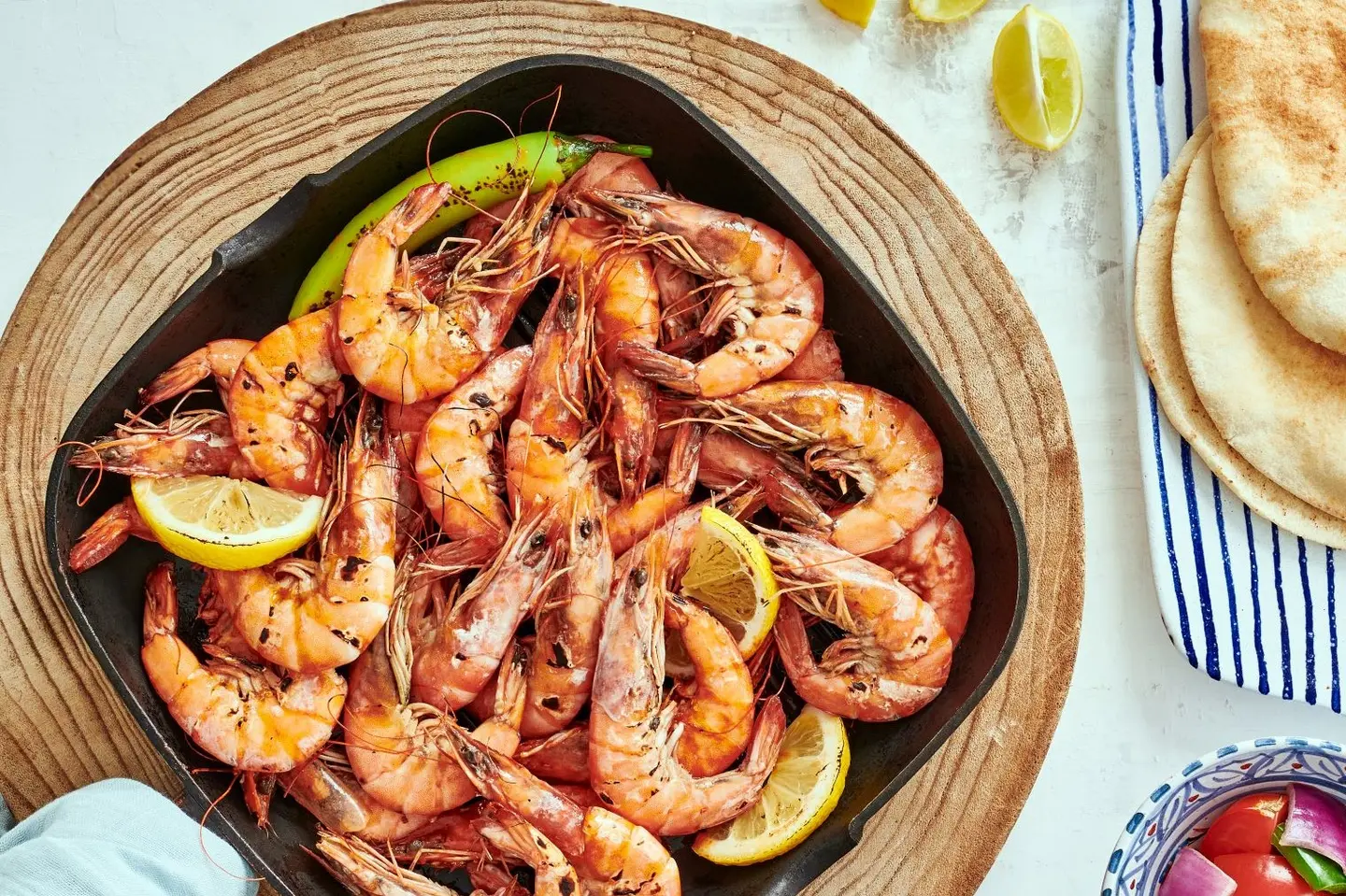 Grilled Medium Shrimps 500 Gm.