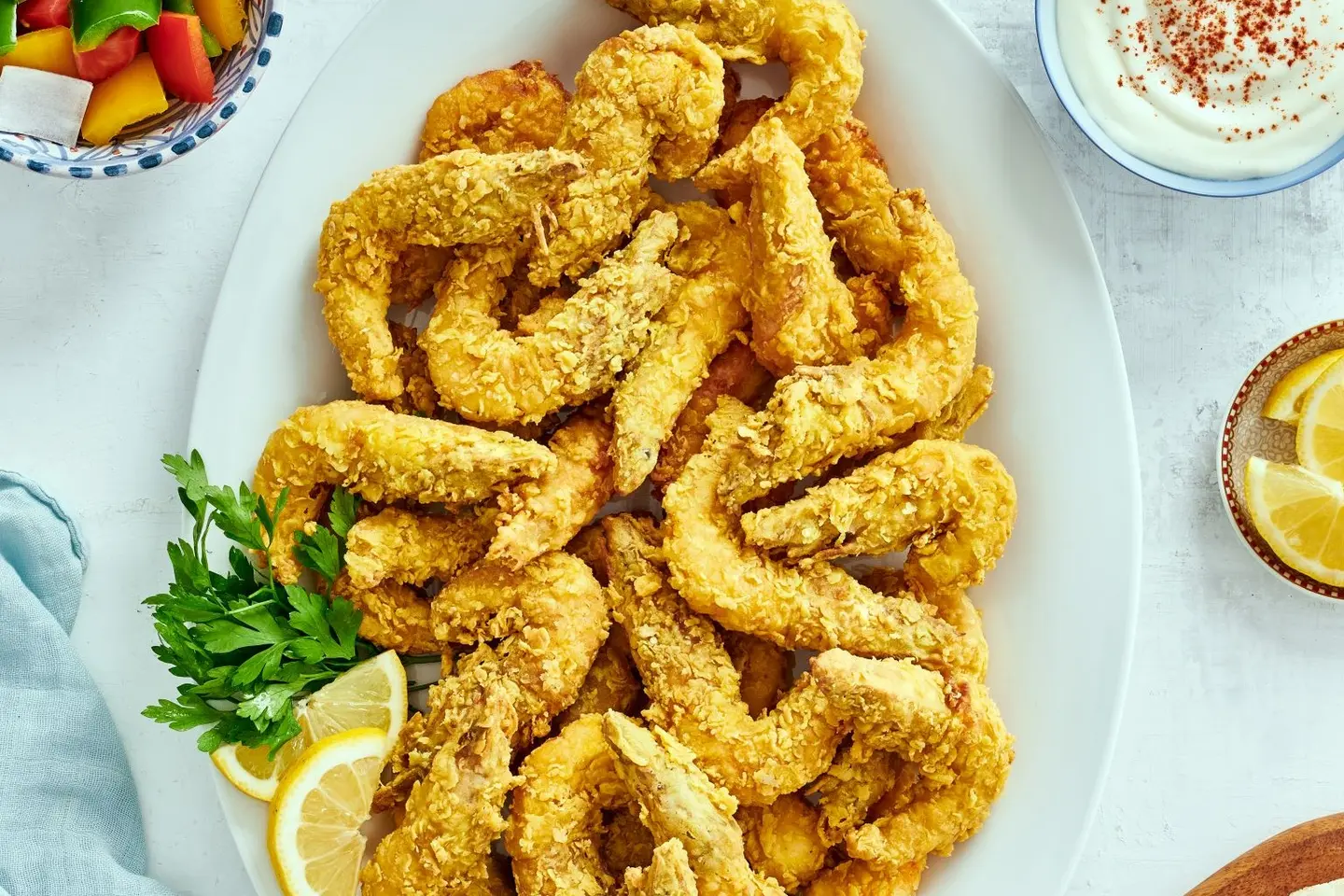 Fried Medium Shrimps 500 Gm.