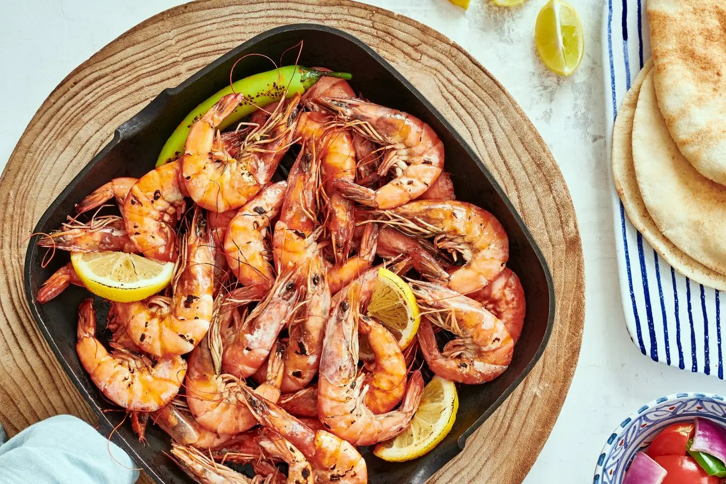 Grilled Large Shrimps 500 Gm.