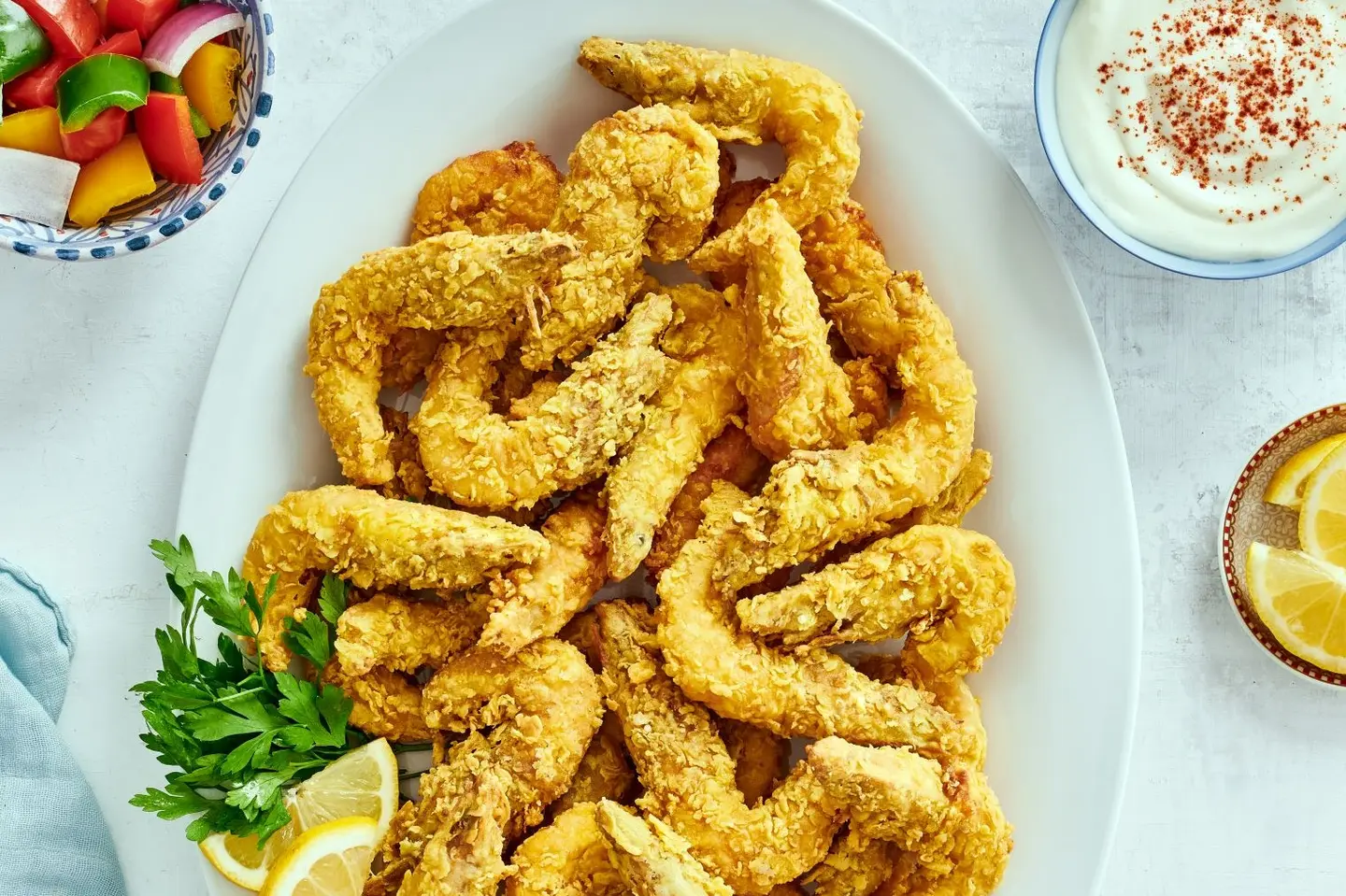Fried Large Shrimps 500 Gm.
