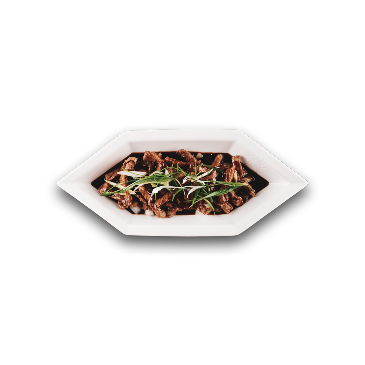 Beef In Spicy Bean Sauce On Fresh Onion