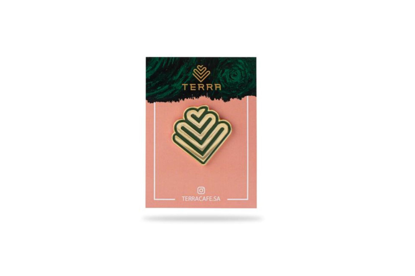 Terra Logo Brooch