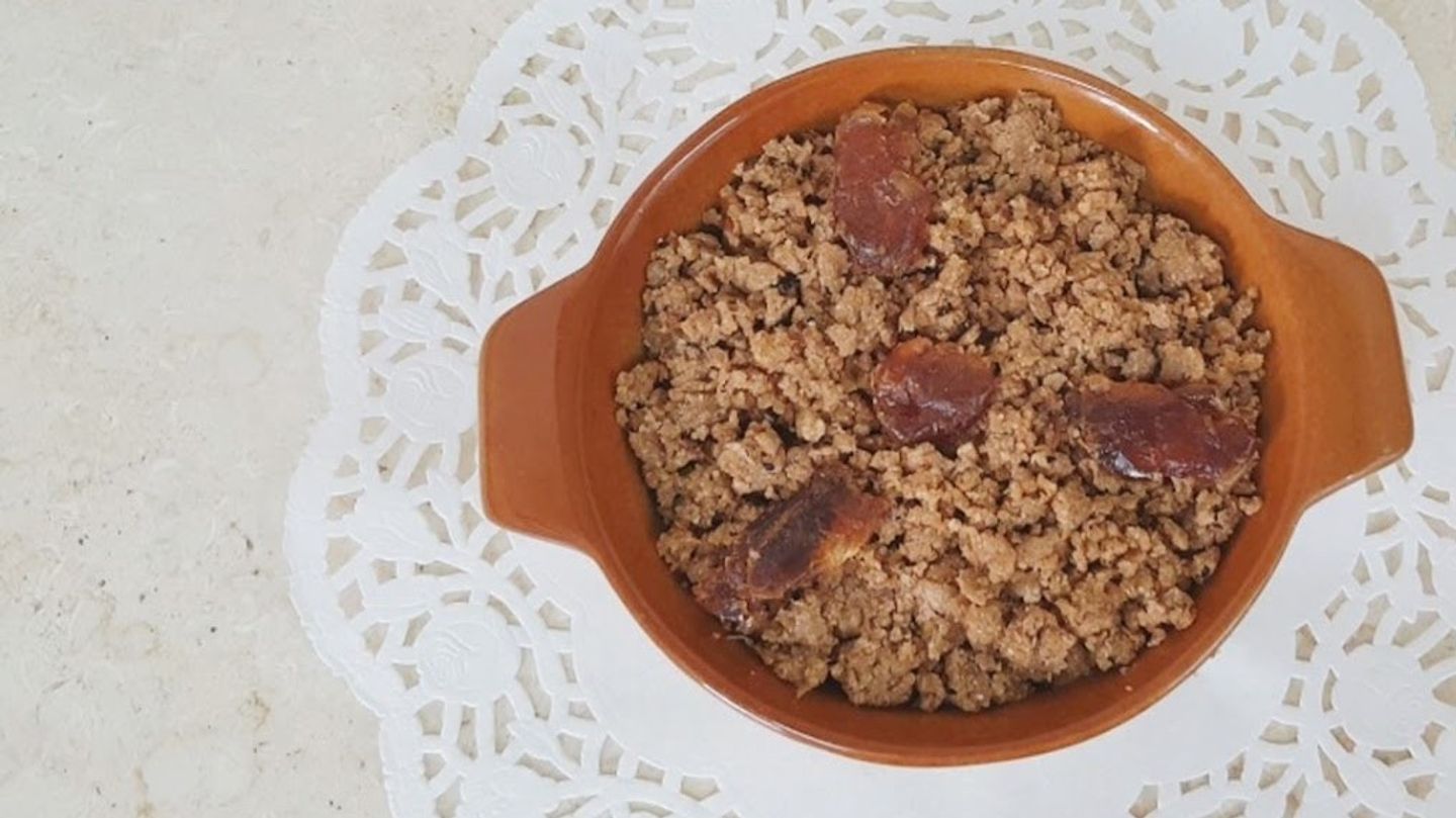 فتة بالتمر