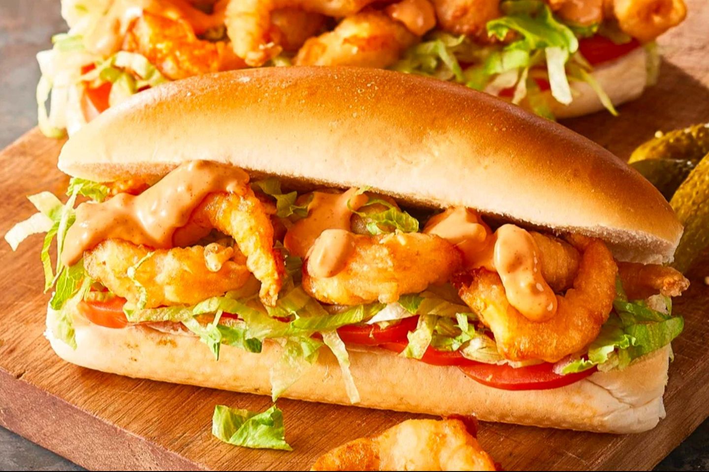 Tempura Shrimp Sandwich  - Medium Size