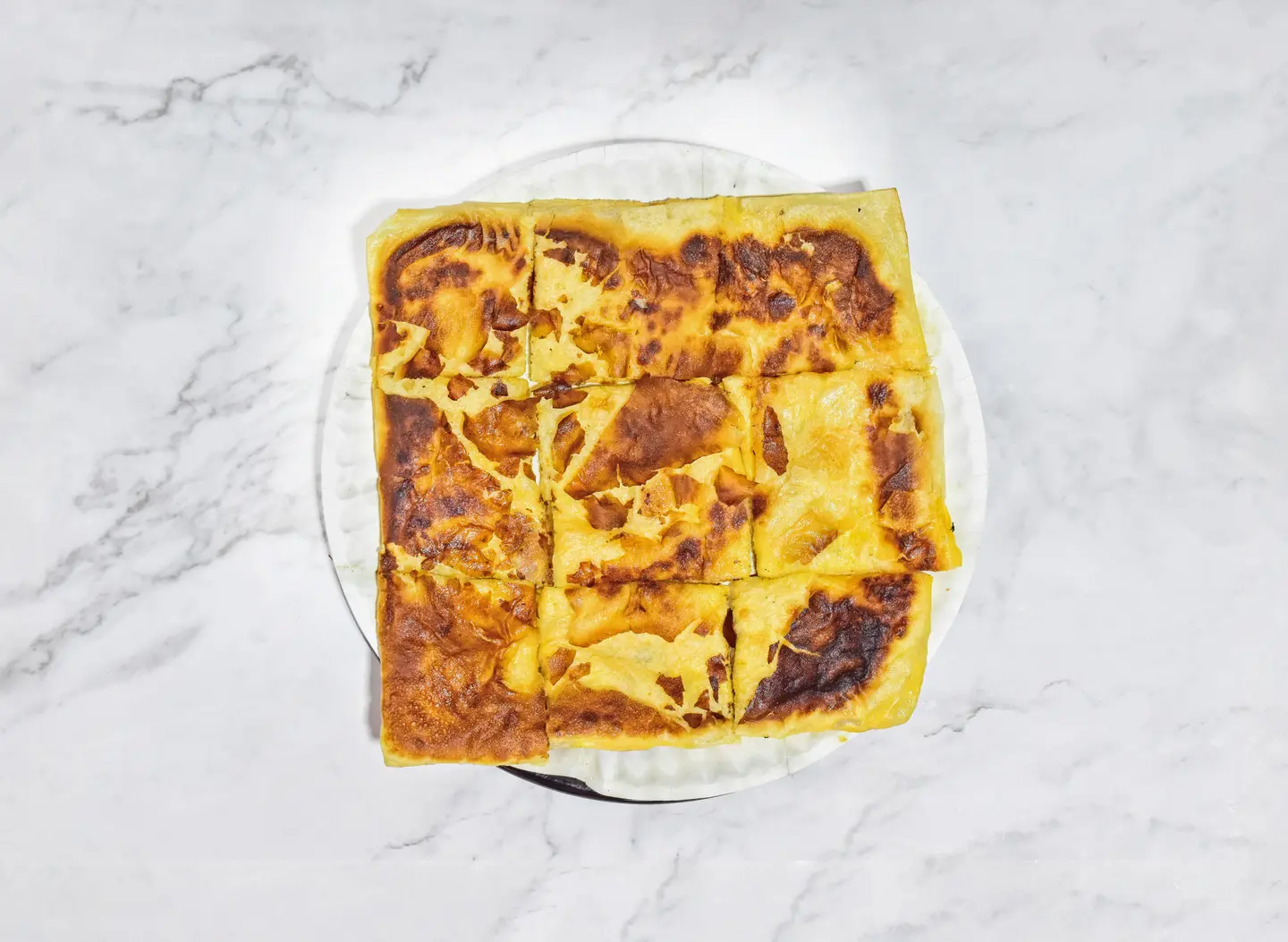 مطبق حلو جبن وقشطة