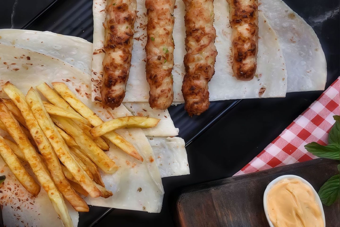 صحن كباب دجاج