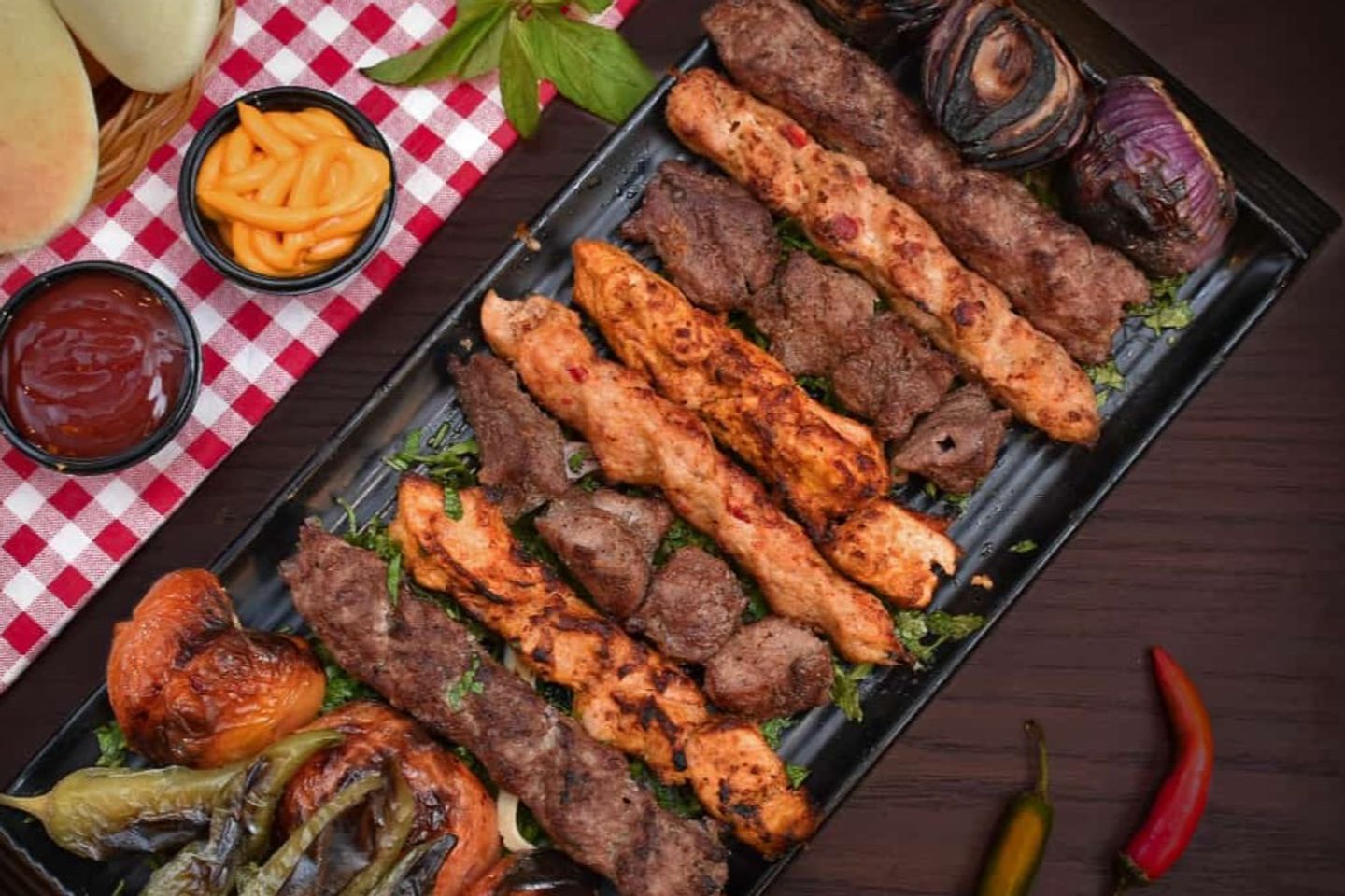 صحن مشكل مشاوى