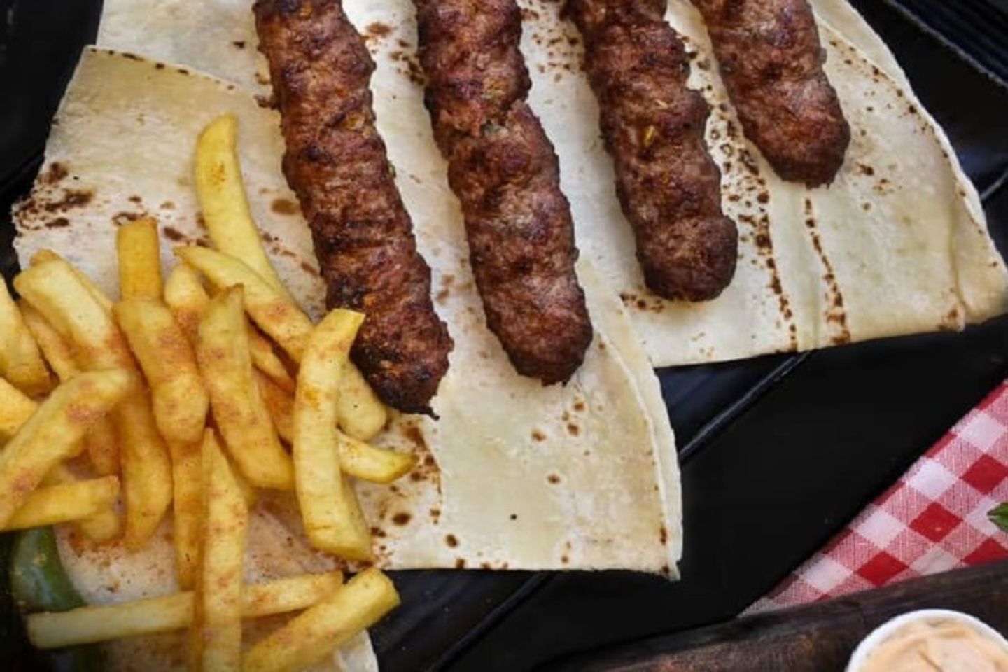 صحن كباب لحم