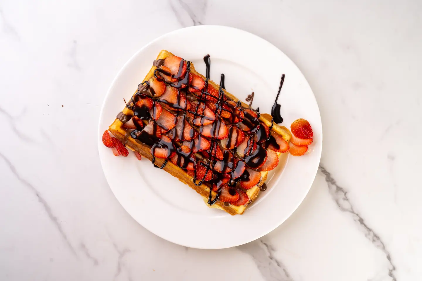 Nutella Strawberry Waffle