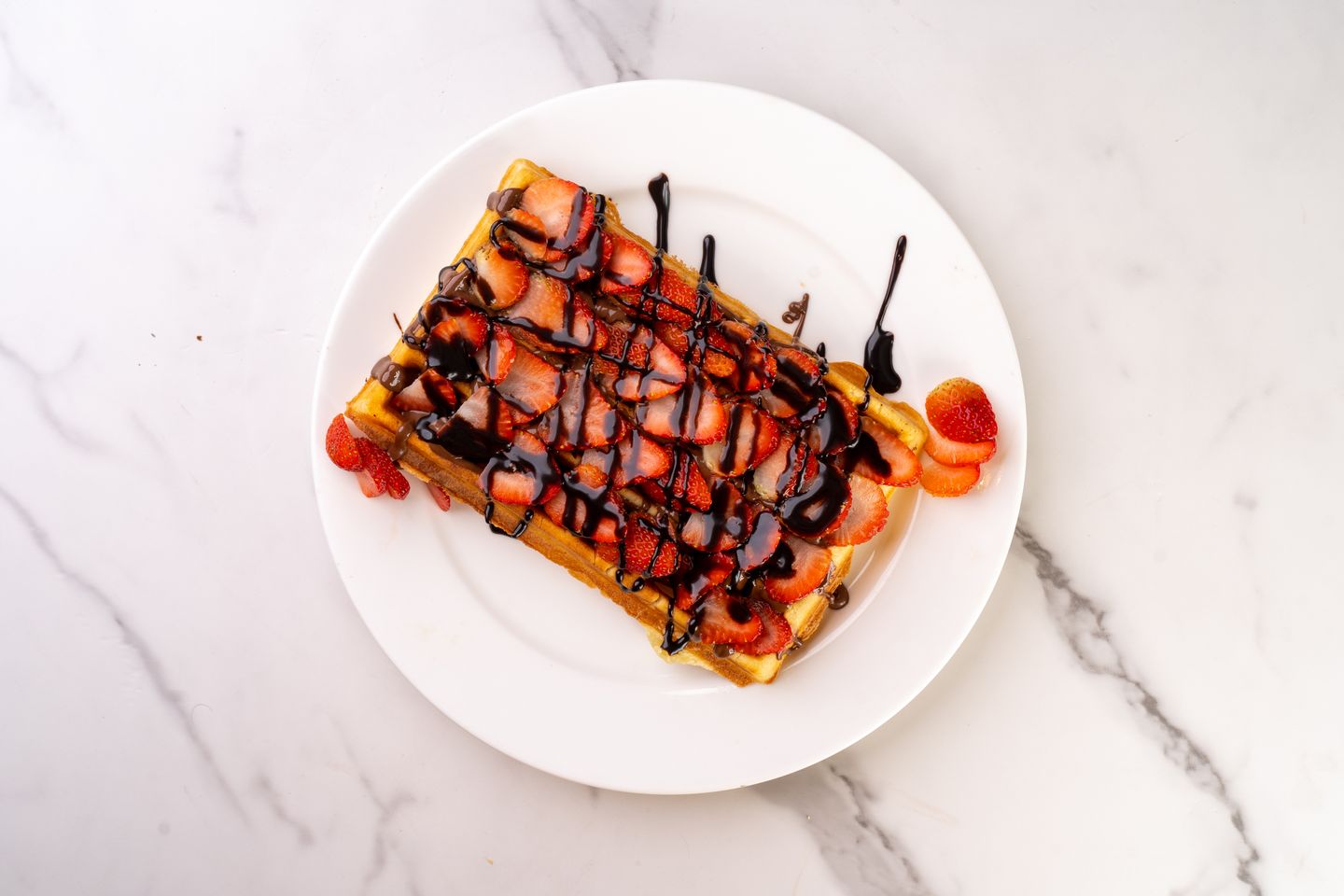 Nutella Strawberry Waffle