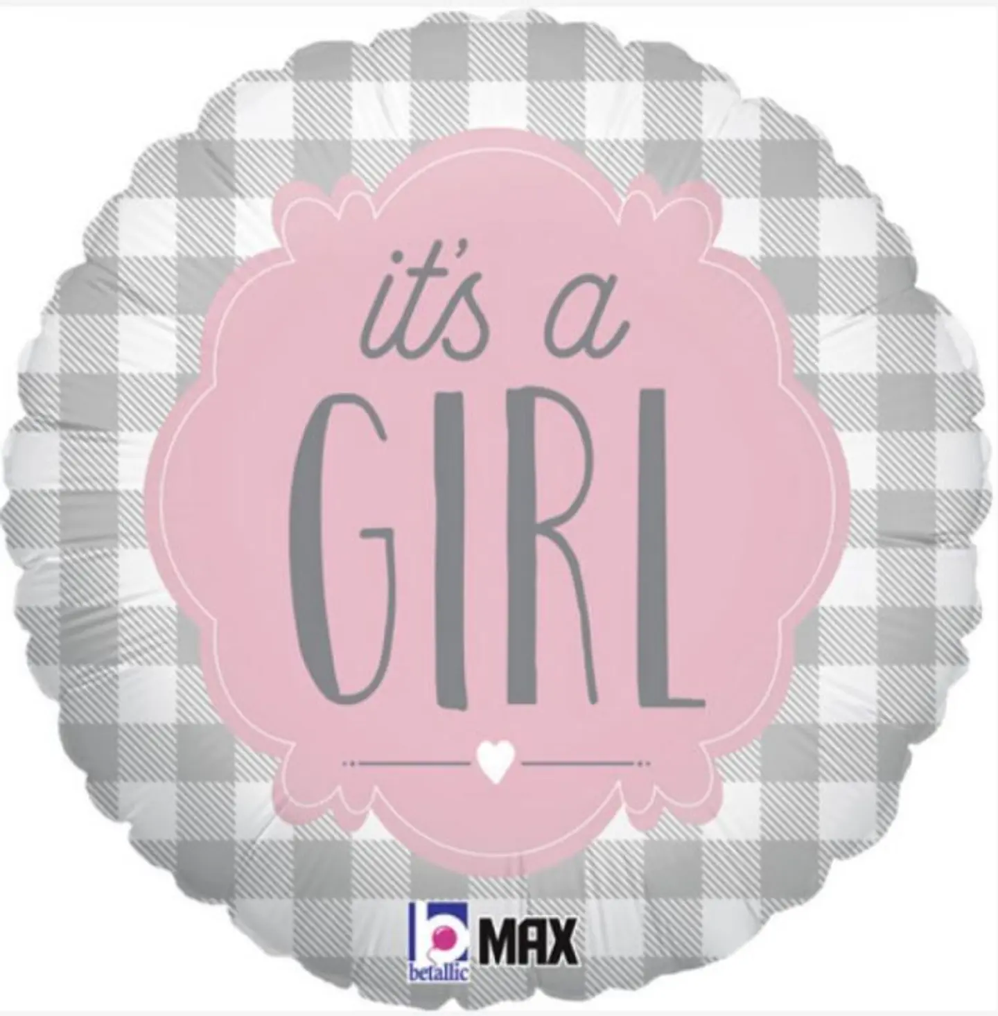 بالون 1 it’s a girl قصديري هيليوم