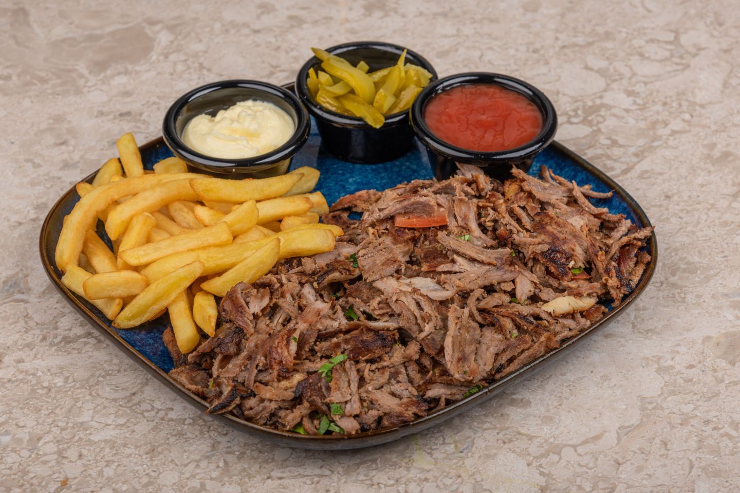 Small Meat Shawarma Dish