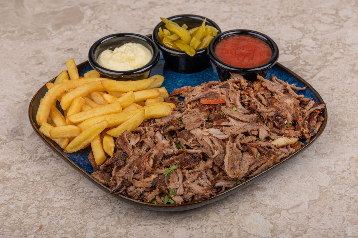 Large Meat Shawarma Dish