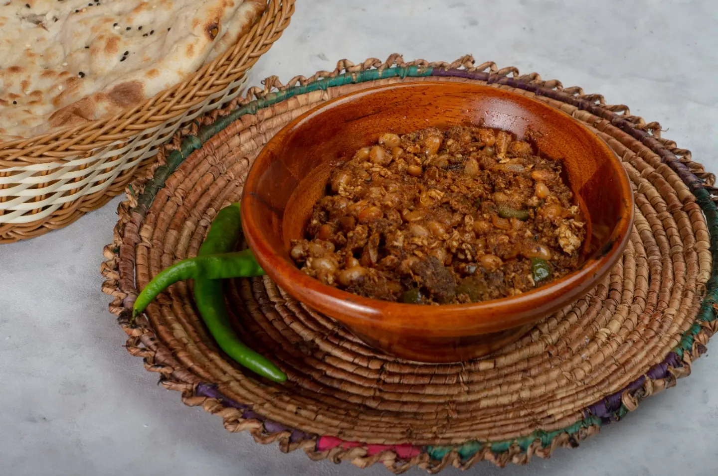 بازلاء مع تونة