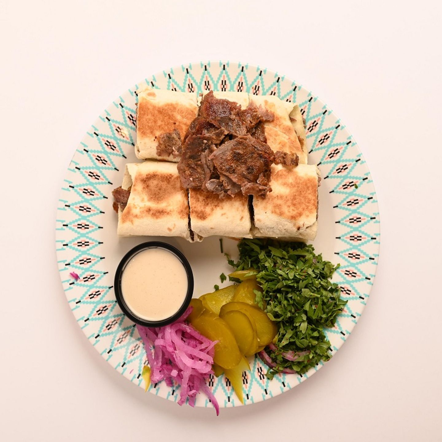 صحن عربي سويسري لحم